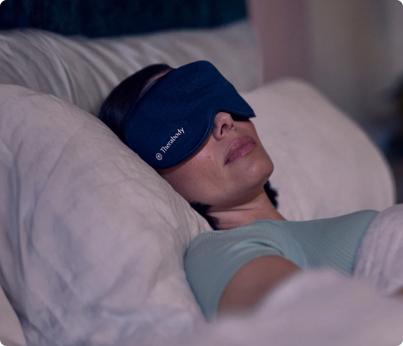 Therabody SleepMask for hotel room recovery